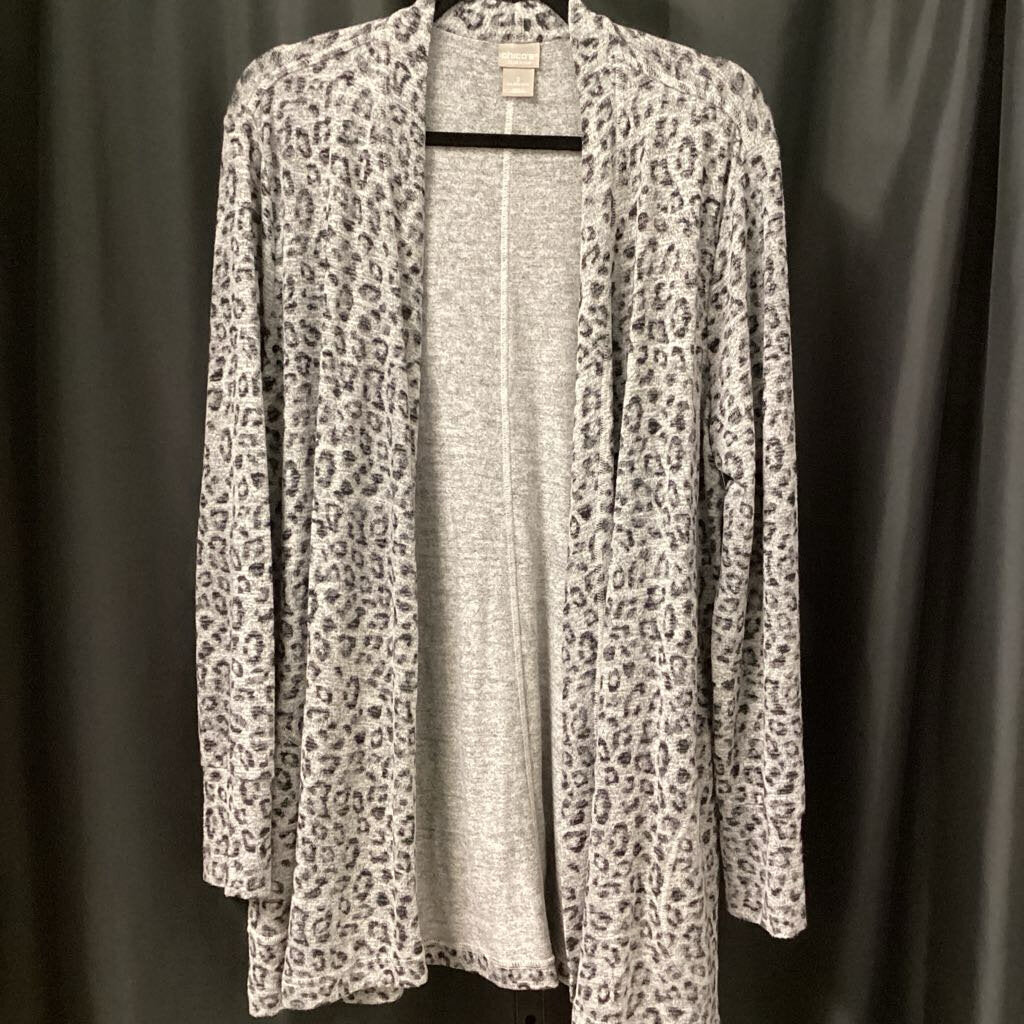 Chicos Leopard Open Knit TOPS 2