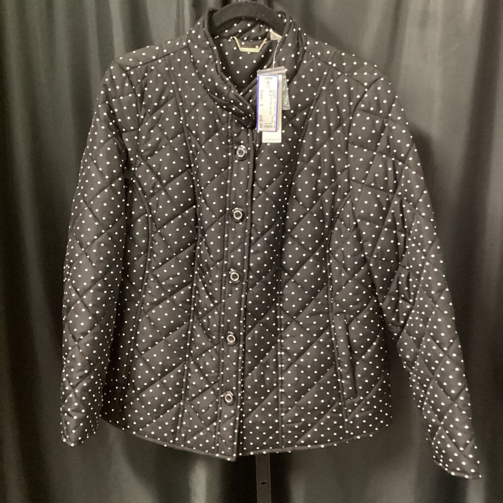 Chicos NWT Polka Dot Quilted JACKETS 2