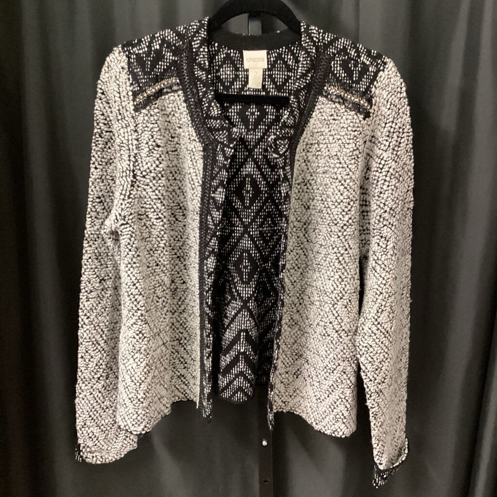 Chicos Knit Open Cardigan SWEATERS 2