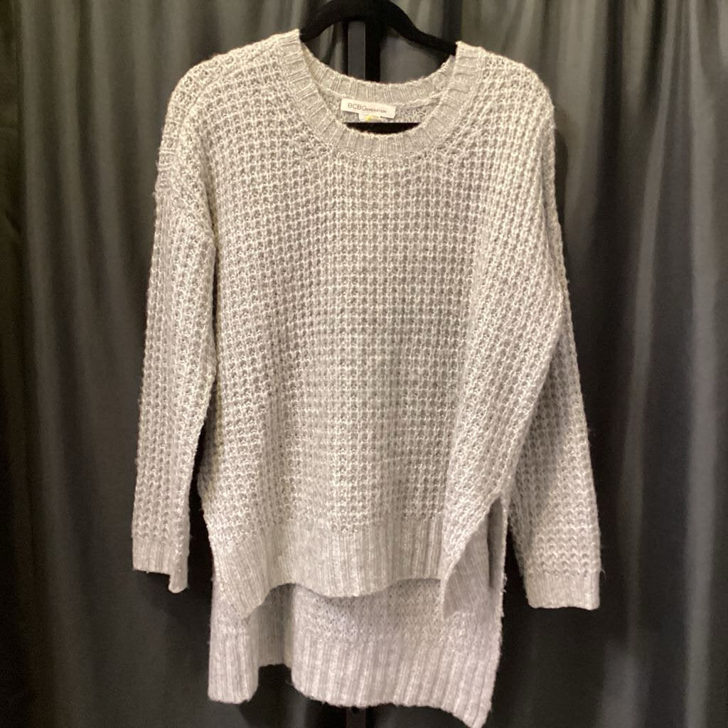 BCBG Generation WAffle Knit Long/ip SWEATERS M/L
