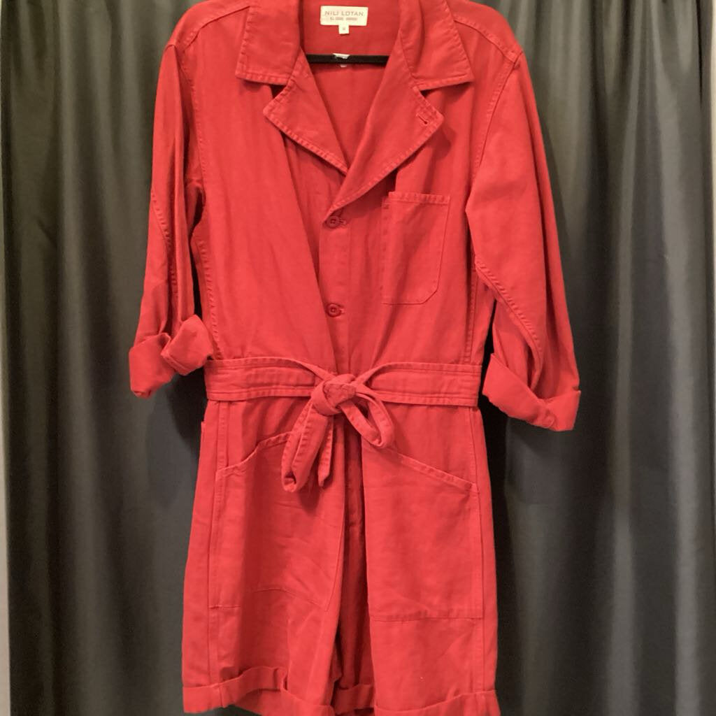 Nili Lotan L/S Denim - Shorts ROMPERS M