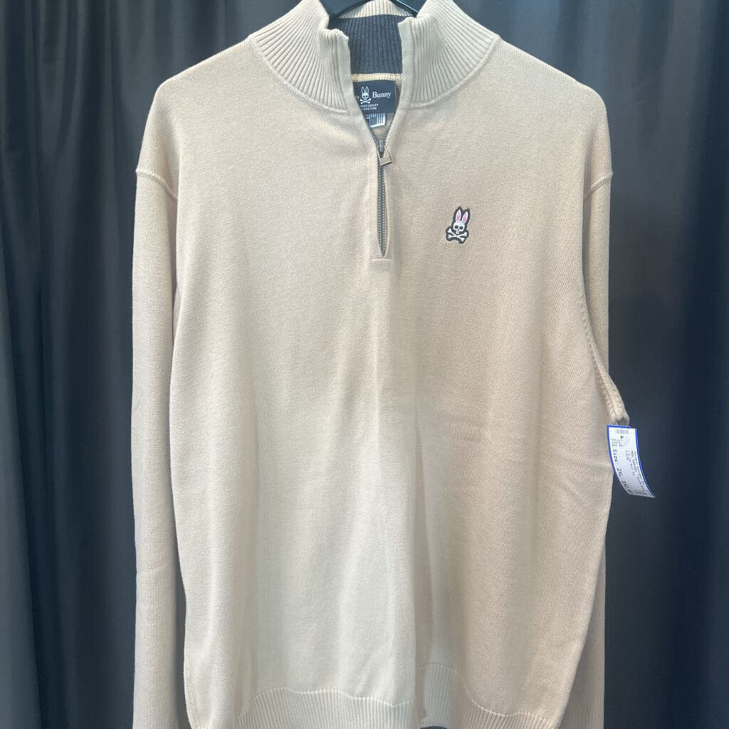 Psycho Bunny 1/4 Zip Knit MENS SWEATERS 2XL