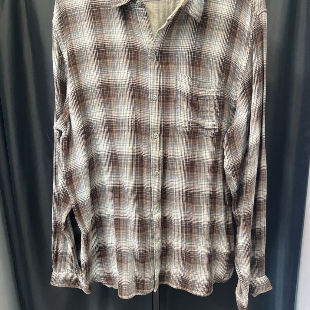 John Varvatos L/S Plaid Lined MENS SHIRTS XXL