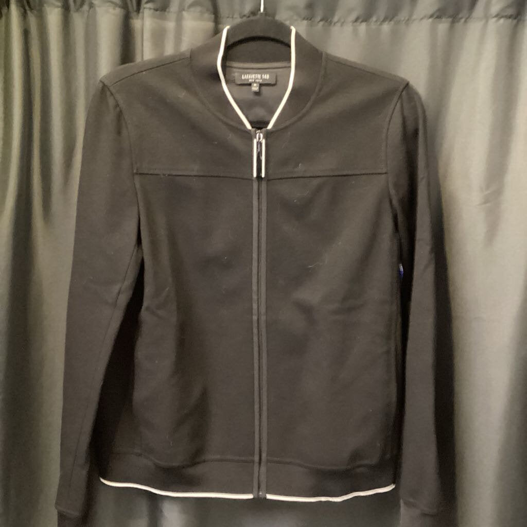 Lafayette 148 Lightweight Zip Up Bomber JACKETS M