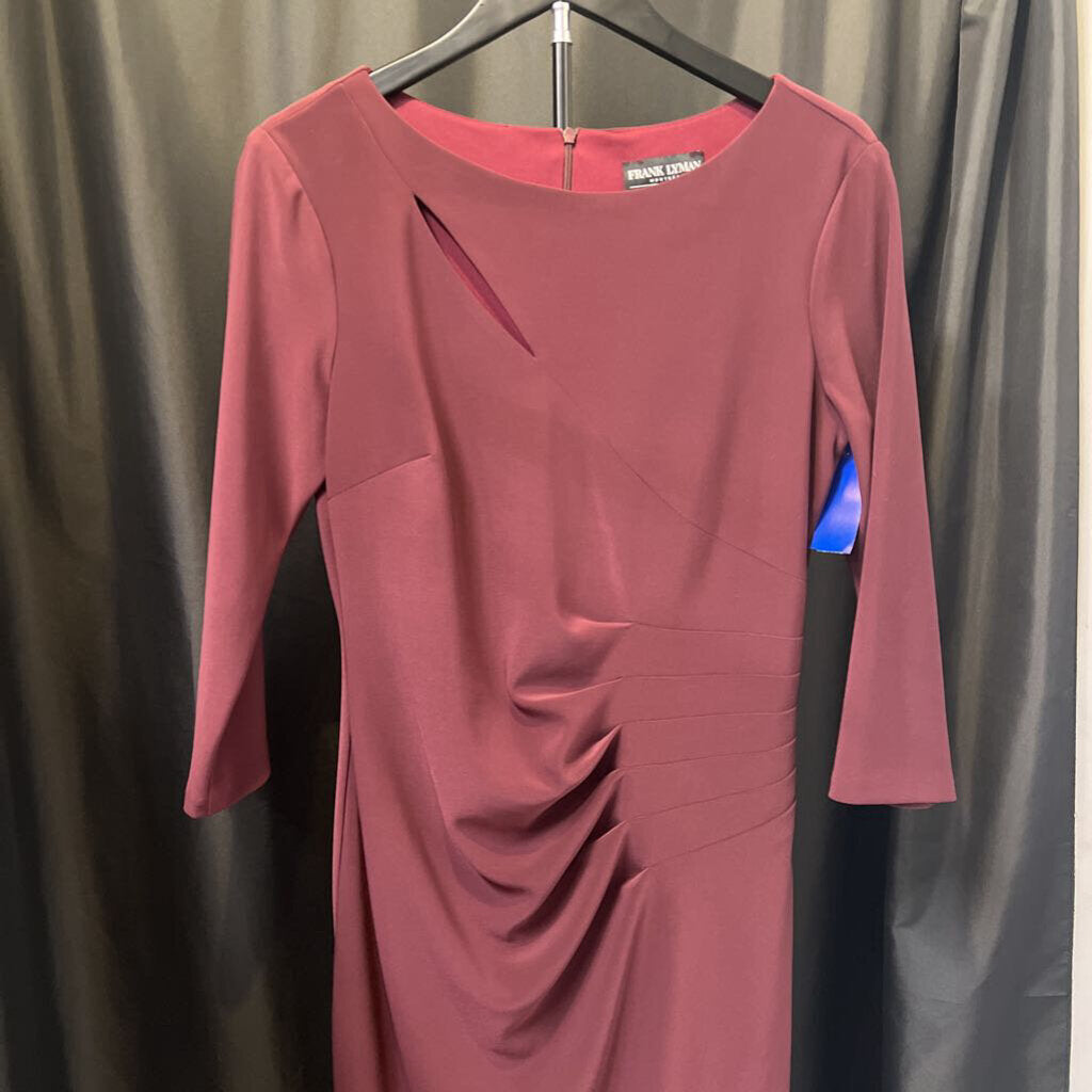 Frank Lyman Gathered Waist Slit Top DRESSES 10