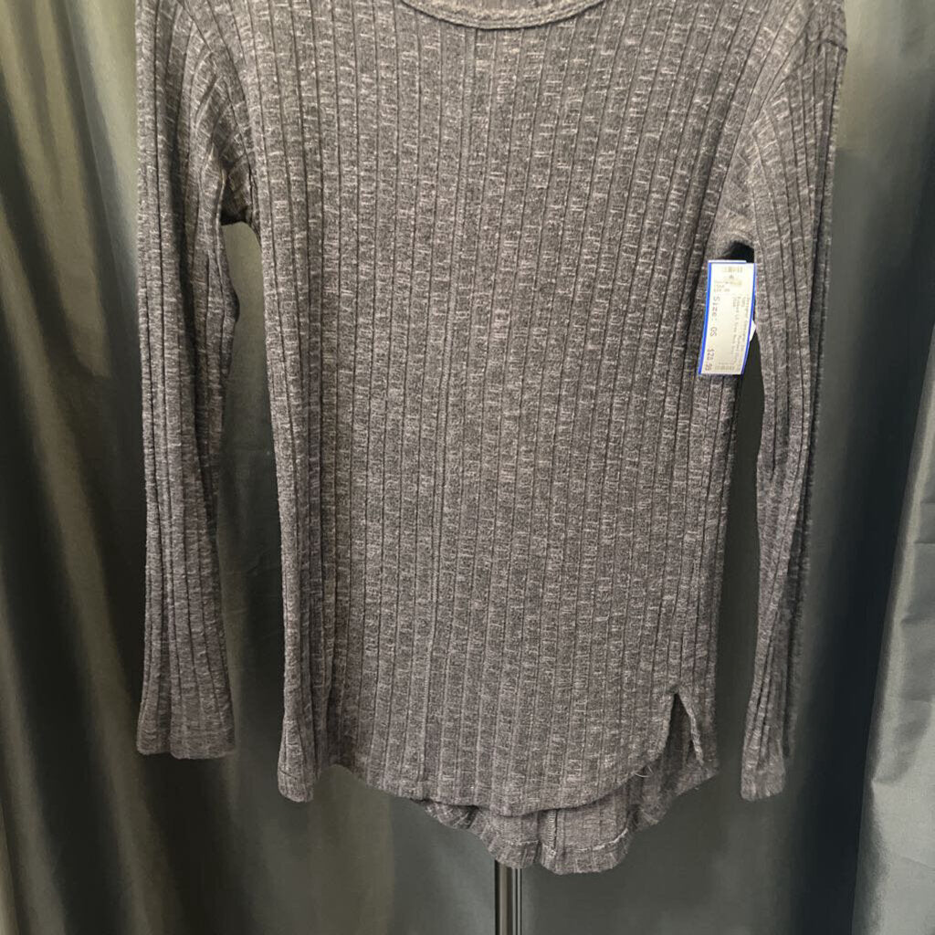 Michael Stars Ribbed LS Crew Neck TOPS OS