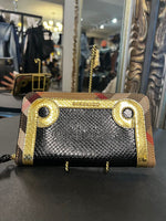 Load image into Gallery viewer, Burberry Leather Canvas Zip Around WALLETS S
