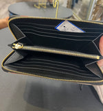 Load image into Gallery viewer, Burberry Leather Canvas Zip Around WALLETS S
