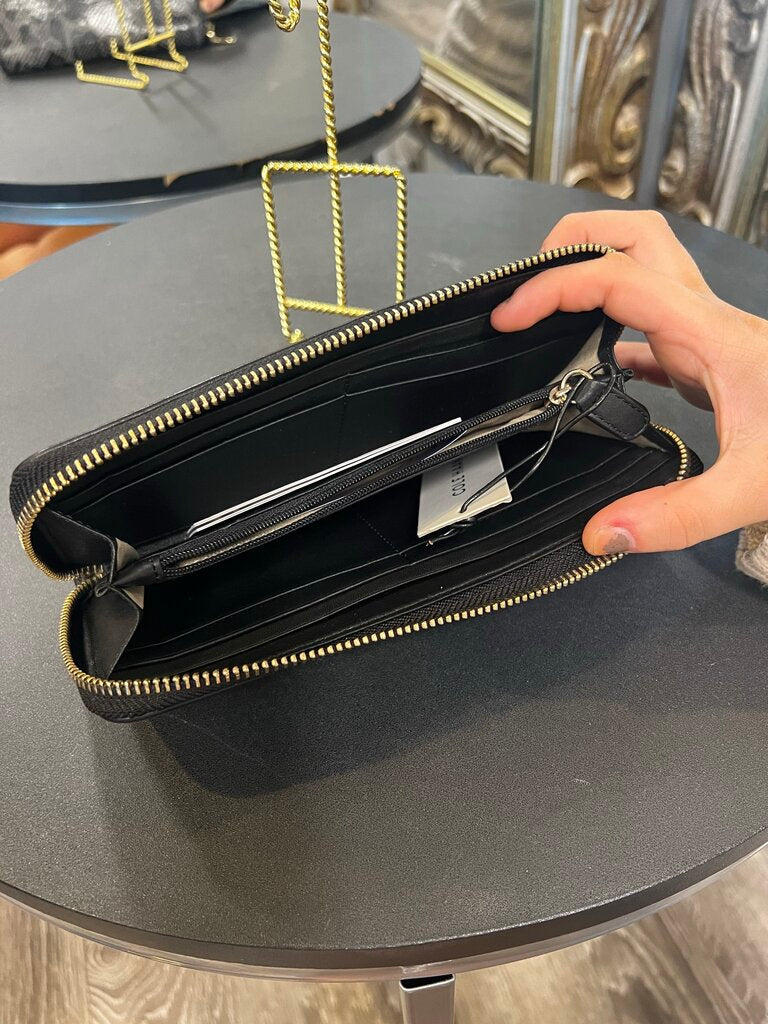 Cole Haan Snakeskin Zip Around WALLETS S