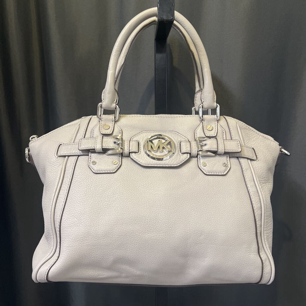 Michael Kors Pebble Leather Top Handles w Crossbody Strap HANDBAGS M