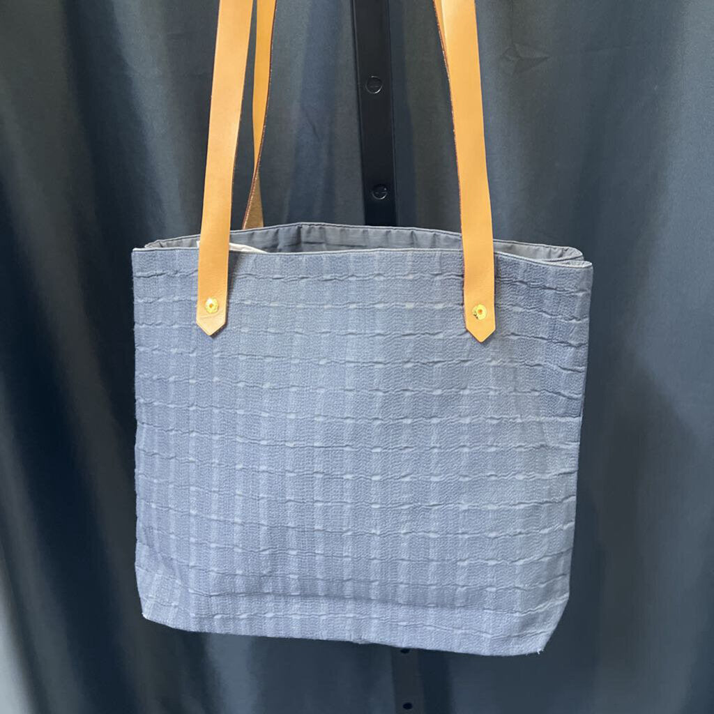 Hermes Amedaba GM canvas & leather Tote HANDBAGS M