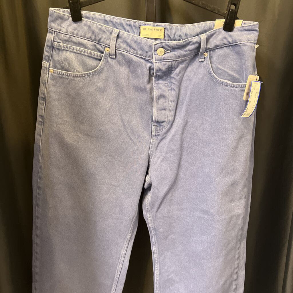 Free People NWT Wide Cropped JEANS 32