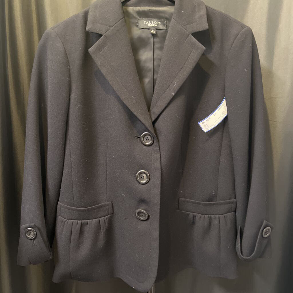 Talbots Classic Blazer Front Pockets JACKETS 12
