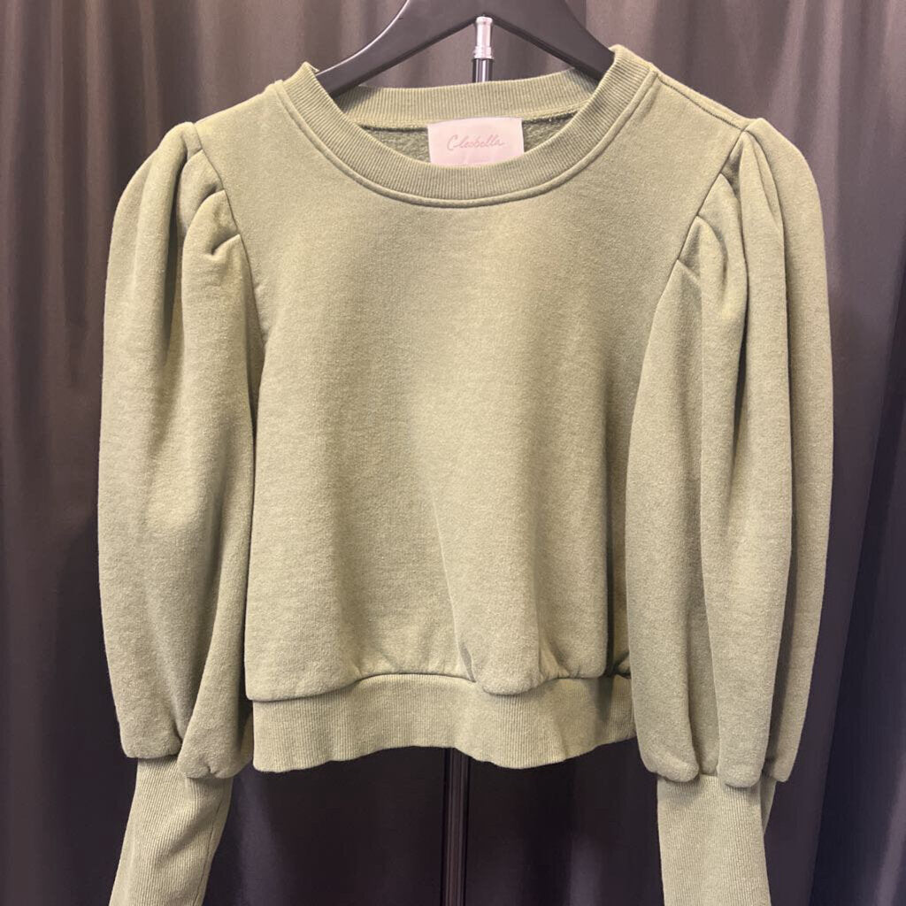 Cleobella Crew Neck Puff Sleeve SWEATERS XS