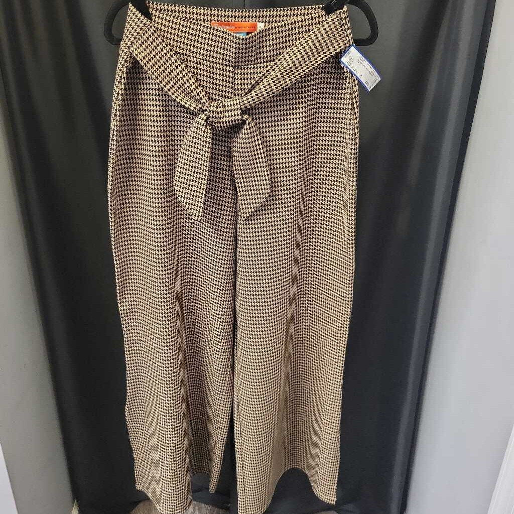 Cartonnier Houndstooth Knit Belted PANTS M