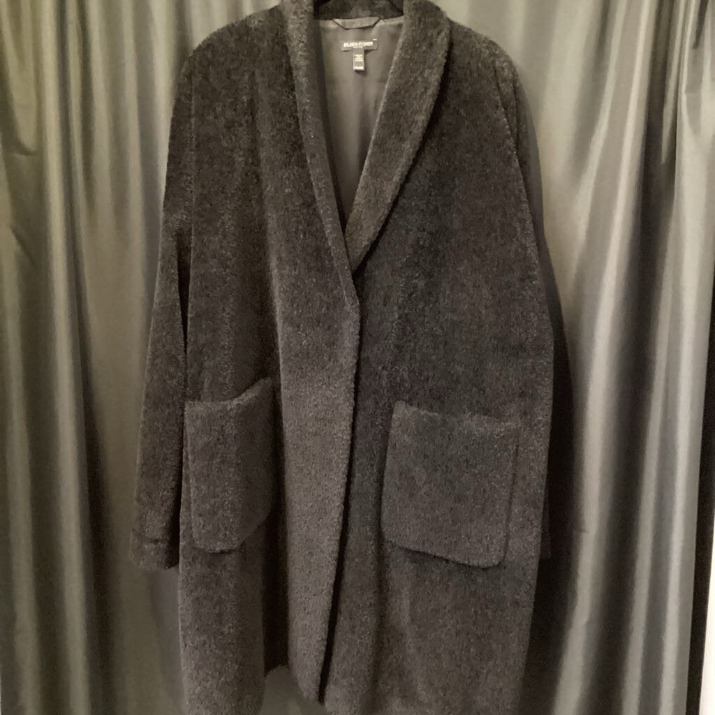 Eileen Fisher Fuzzy Wool OUTERWEAR P/L