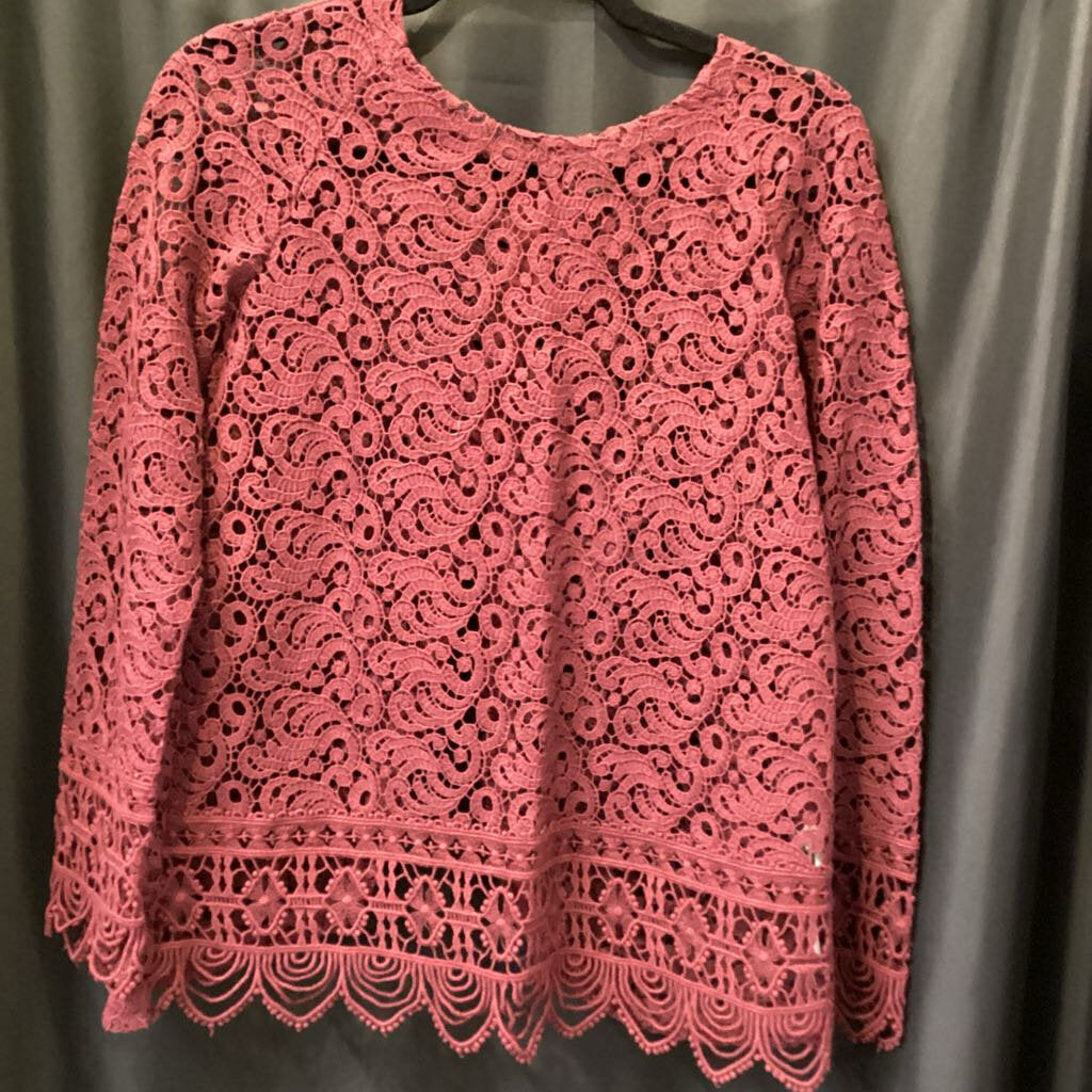 Zara L/S LAce TOPS Medium