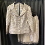 Load image into Gallery viewer, Rickie Freeman Stripes Embellishments SUITS 10
