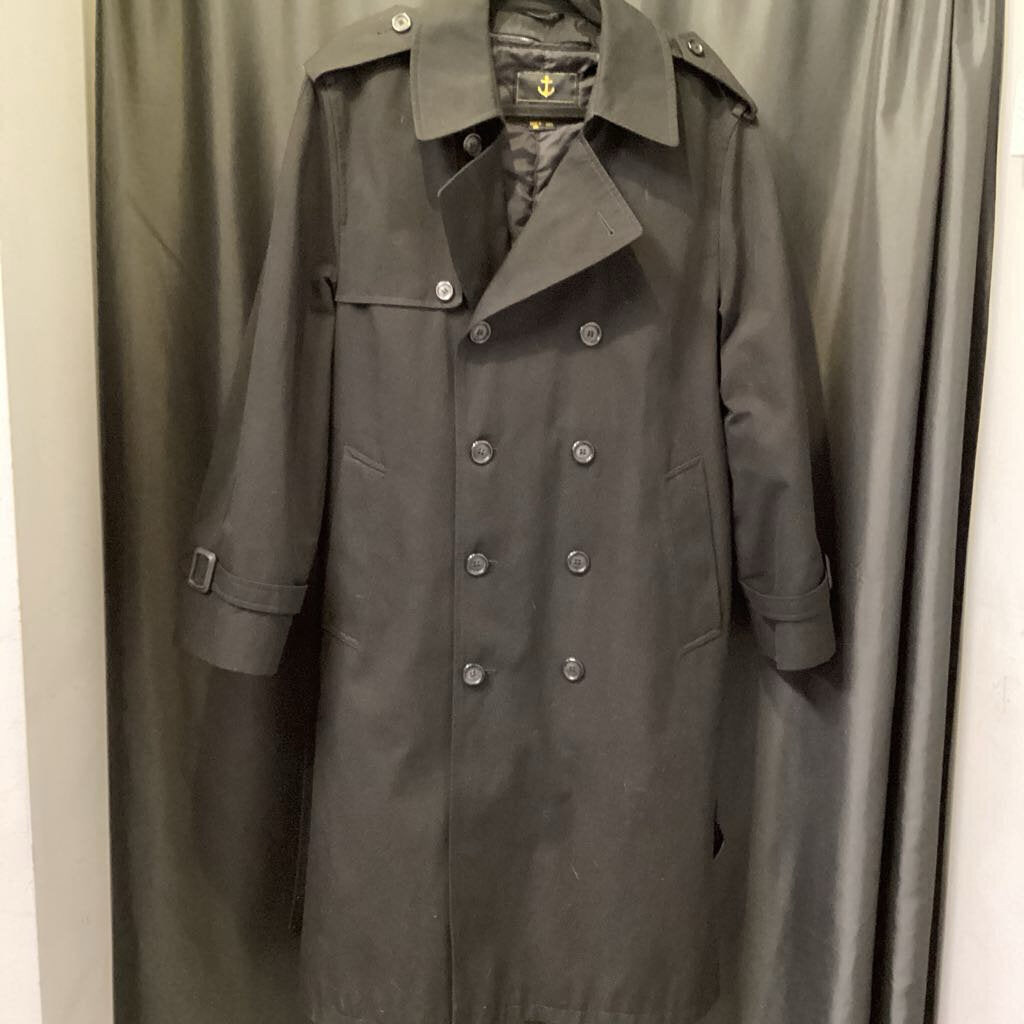 Anchor Uniform Belted/Lined Trench OUTERWEAR Small.