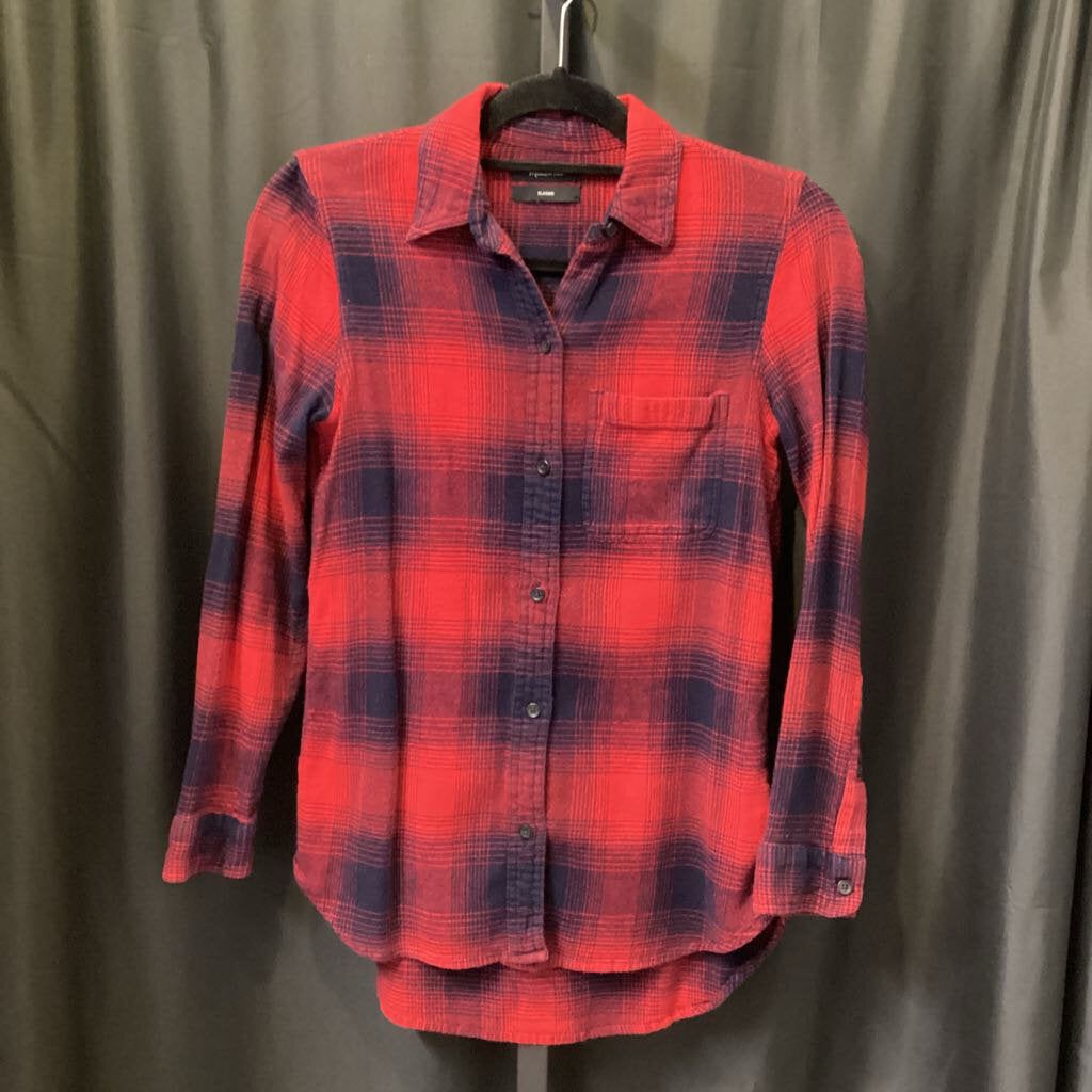 Madewell Plaid FLannel TOPS Small