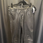 Load image into Gallery viewer, All Saints Leather Skinney Leg PANTS 27
