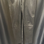 Load image into Gallery viewer, All Saints Leather Skinney Leg PANTS 27
