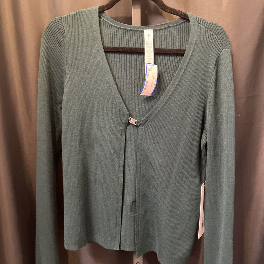 Alo NWT RIbbed Cardigan SWEATERS Medium