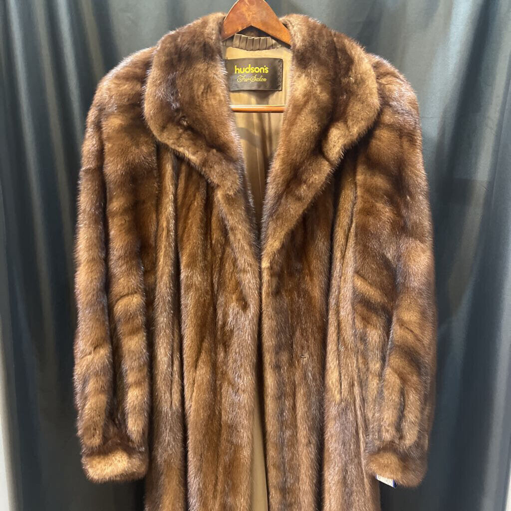 Hudson's Fur Salon Full length Mink FURS M/L