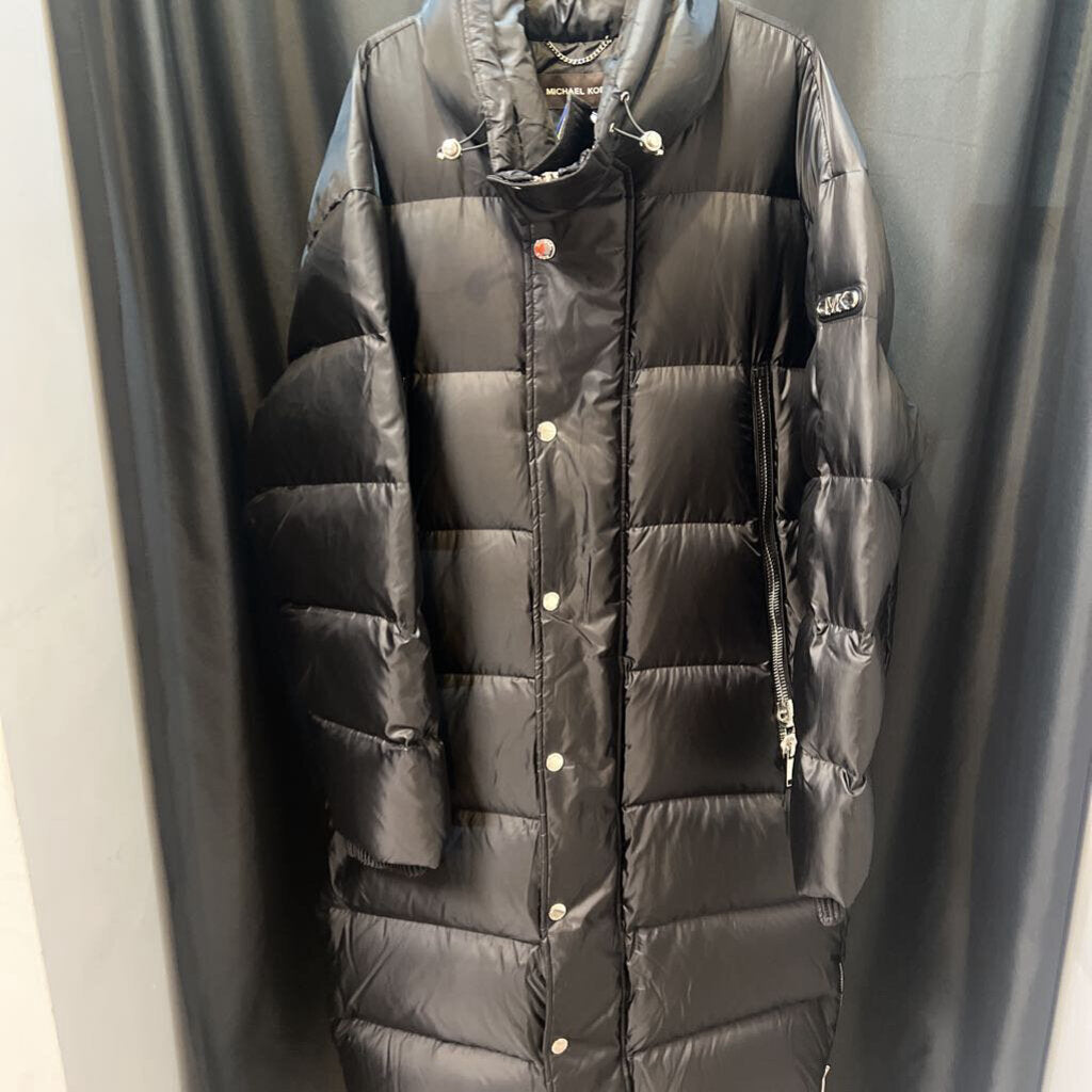 Michael Kors NWT Longline Puffer Zip Detail JACKETS M