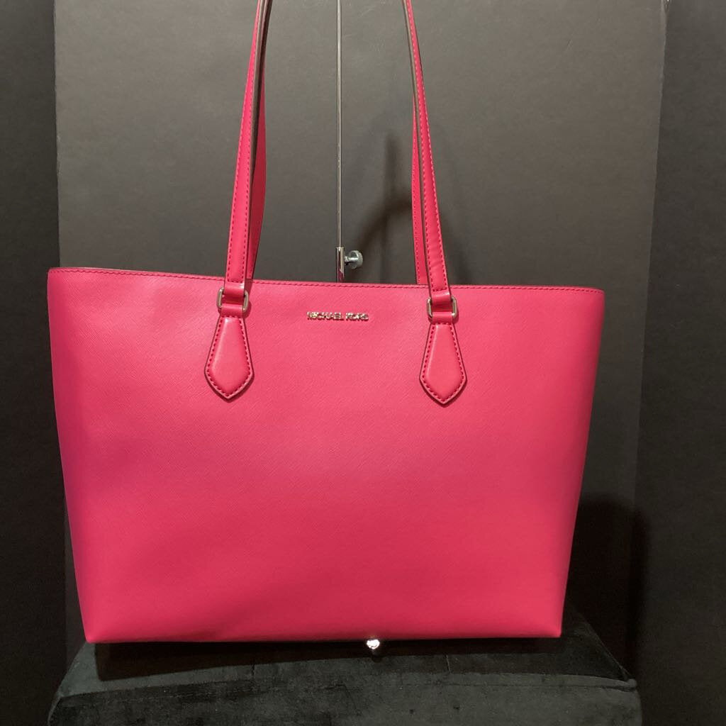 Michael Kors Saffiano Leather Zip Top HANDBAGS M