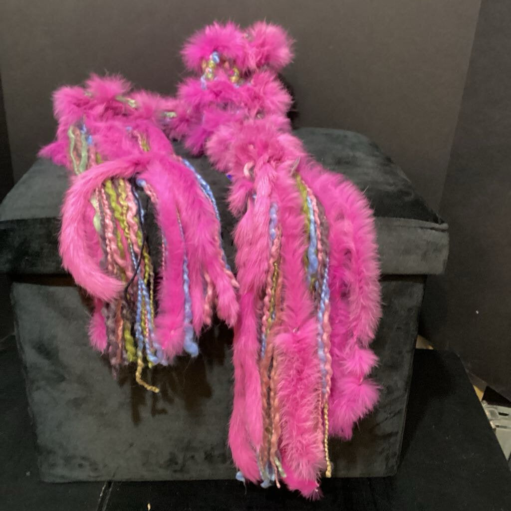 No Brand Rabbit Split End Scarf SCARVES OS