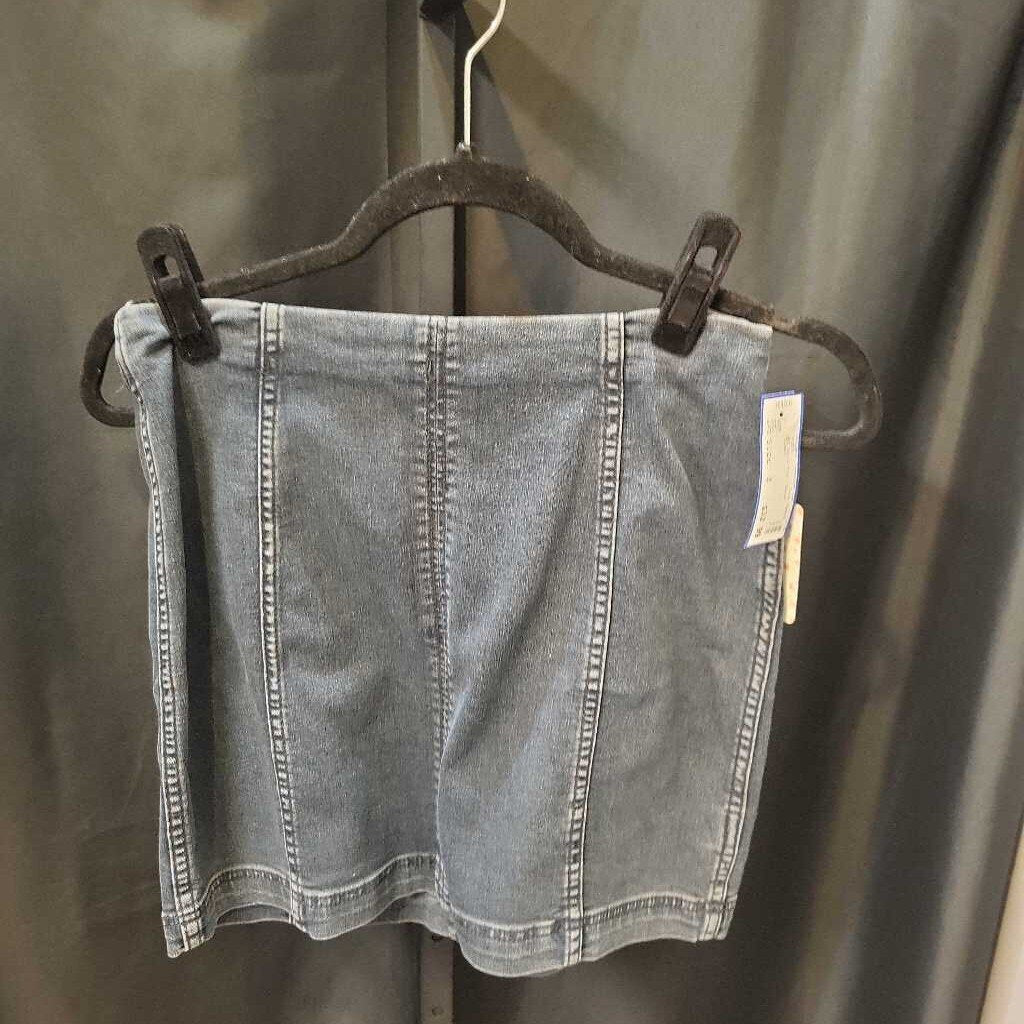 Free People NWT Denim Mini SKIRTS 8