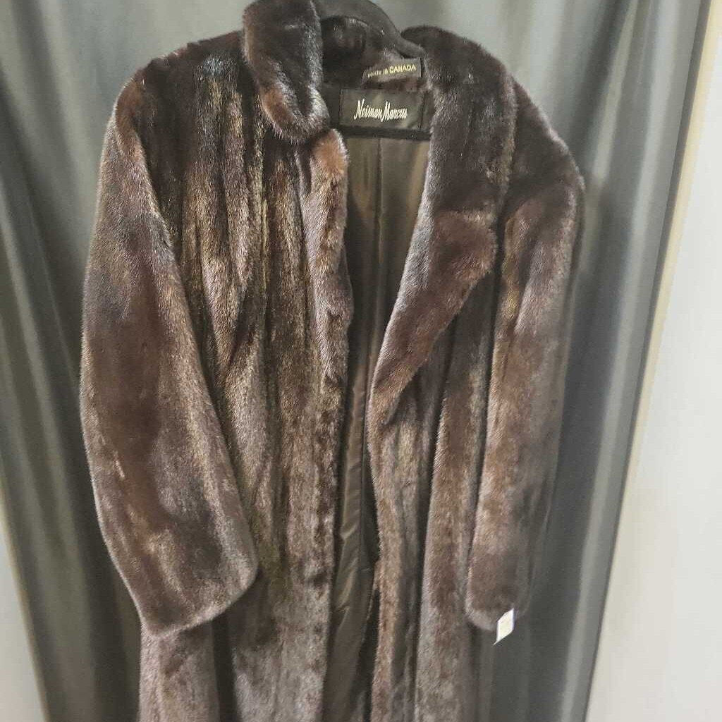 Neiman Marcus Mink Long Overcoat FURS L