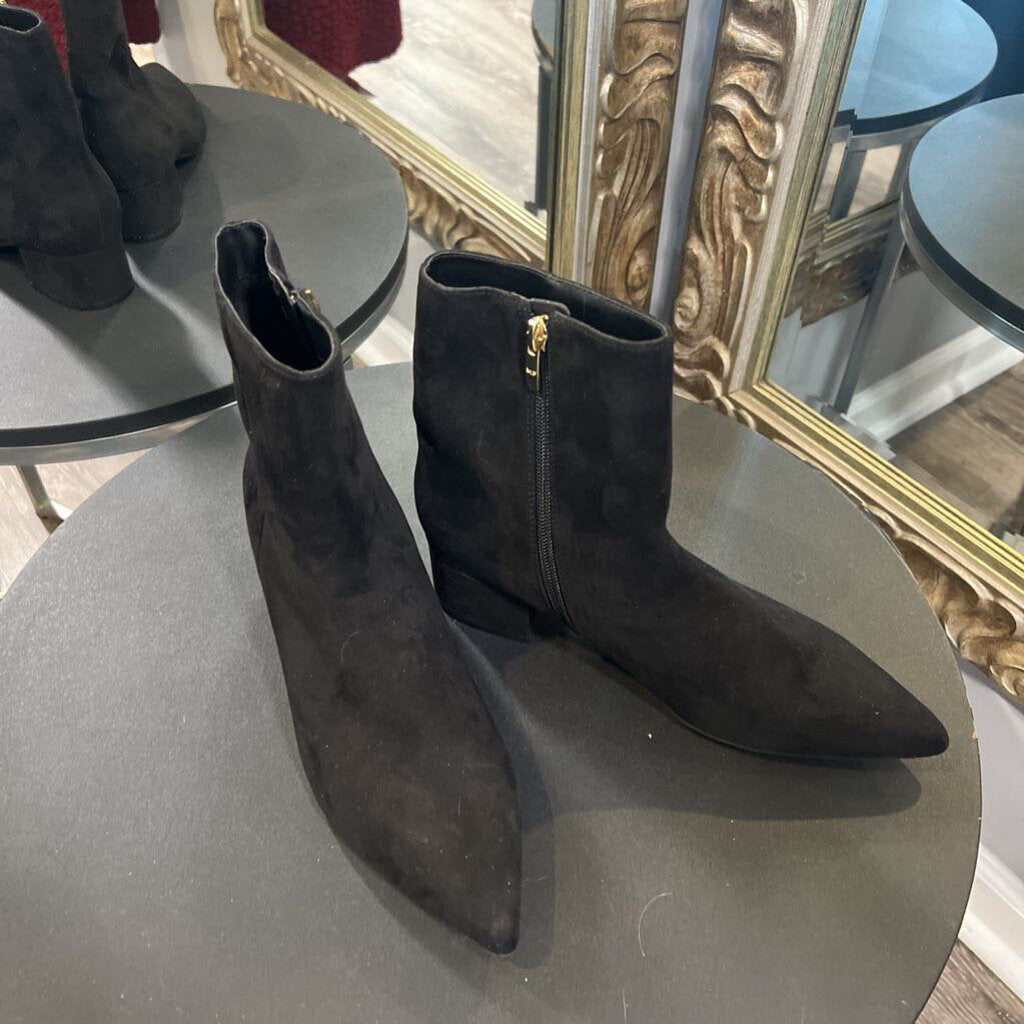 Marc Fisher Suede Ankle Mini Heels BOOTIES 8