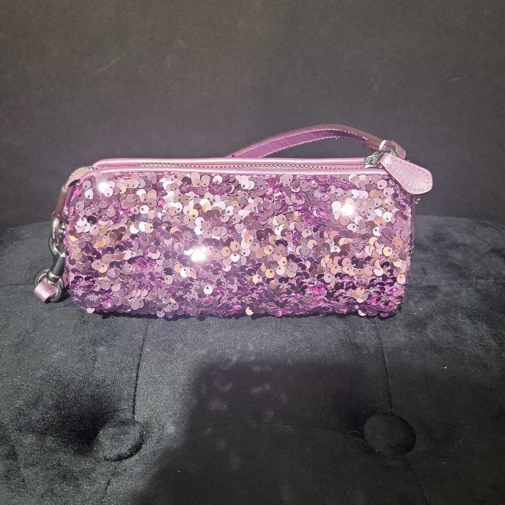 Coach Sequin Mini Barrel Bag HANDBAGS XS