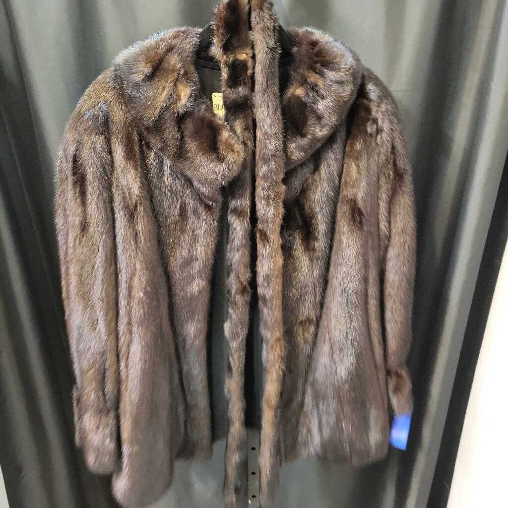 Blackgama Belted MInk Jacket FURS S/M