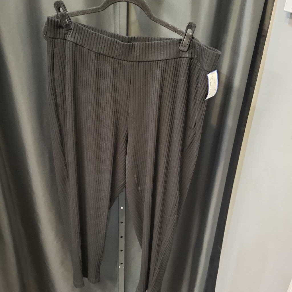 Eileen Fisher Ribbed Cropped PANTS 1X