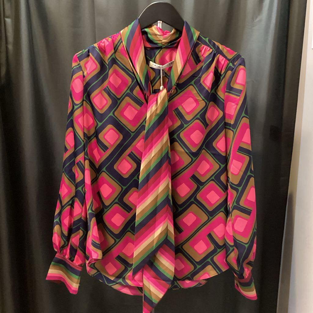 Trina Turk NWT Tie TOPS M