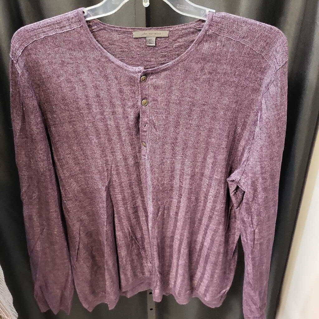 John Varvatos Ribbed 1/4 Button MENS SHIRTS XXL