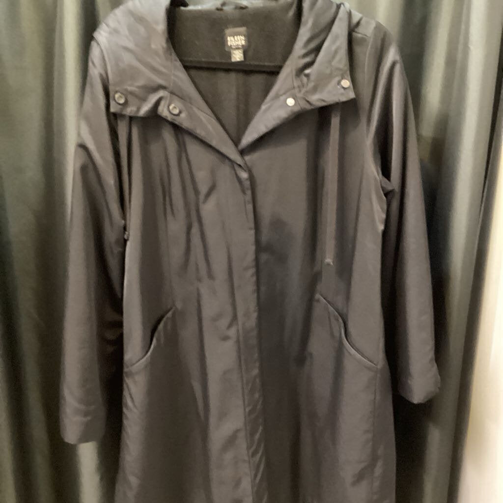 Eileen Fisher Hooded long insulated JACKETS PL