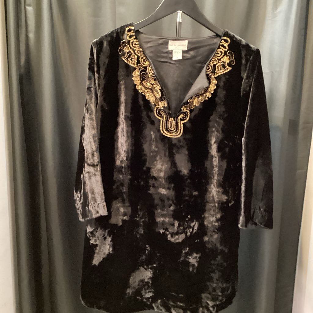 Soft Surroundings Velvet Tunic TOPS Medium