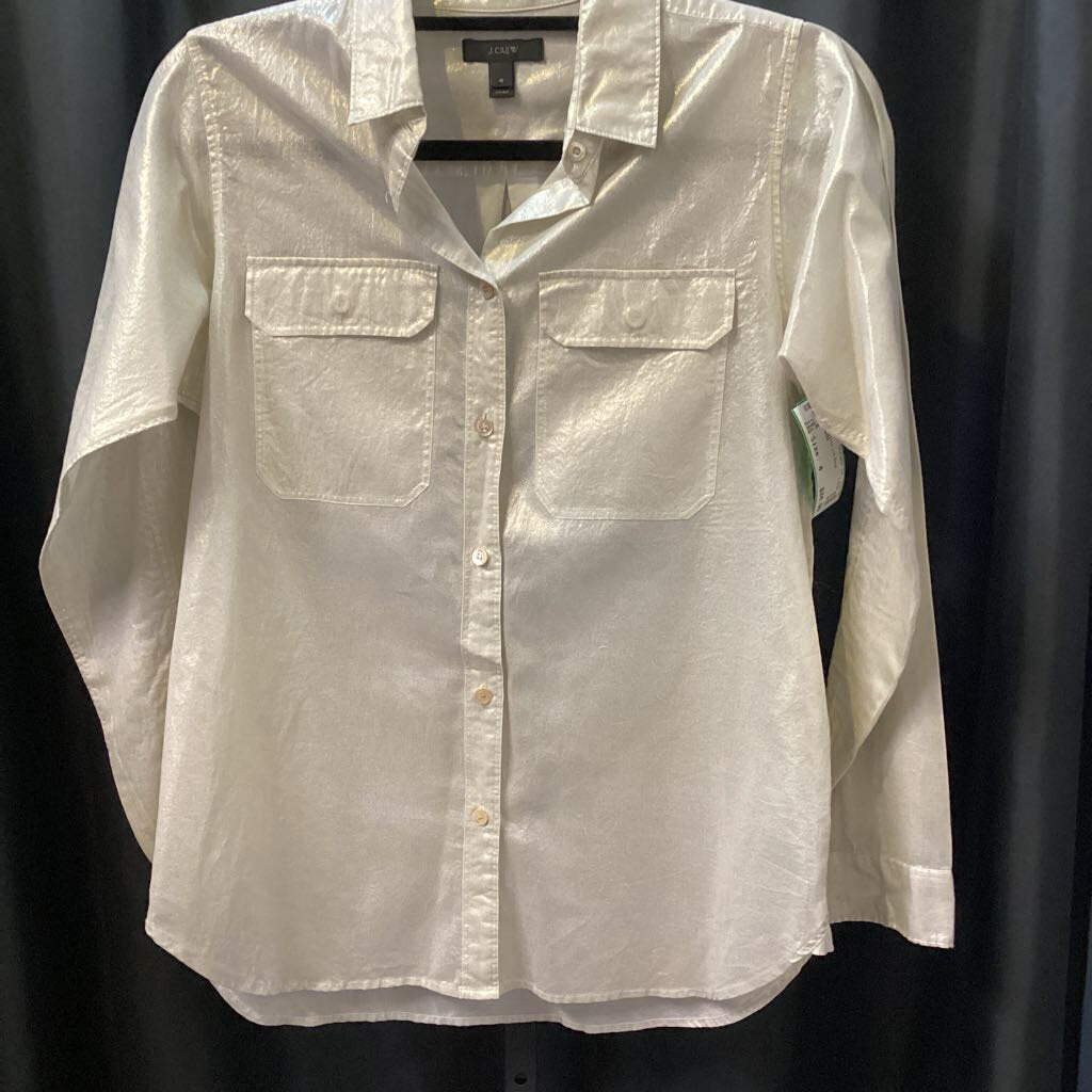 J Crew Metallic L/S TOPS 4