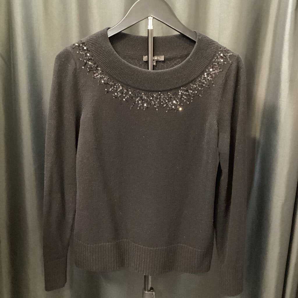 Lafayette 148 Cashmere w/sequins SWEATERS Small