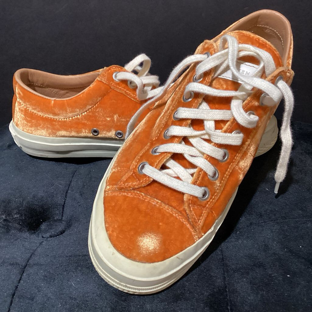 Dries Van Noten Velvet Converse Style Lace Up SHOES 39