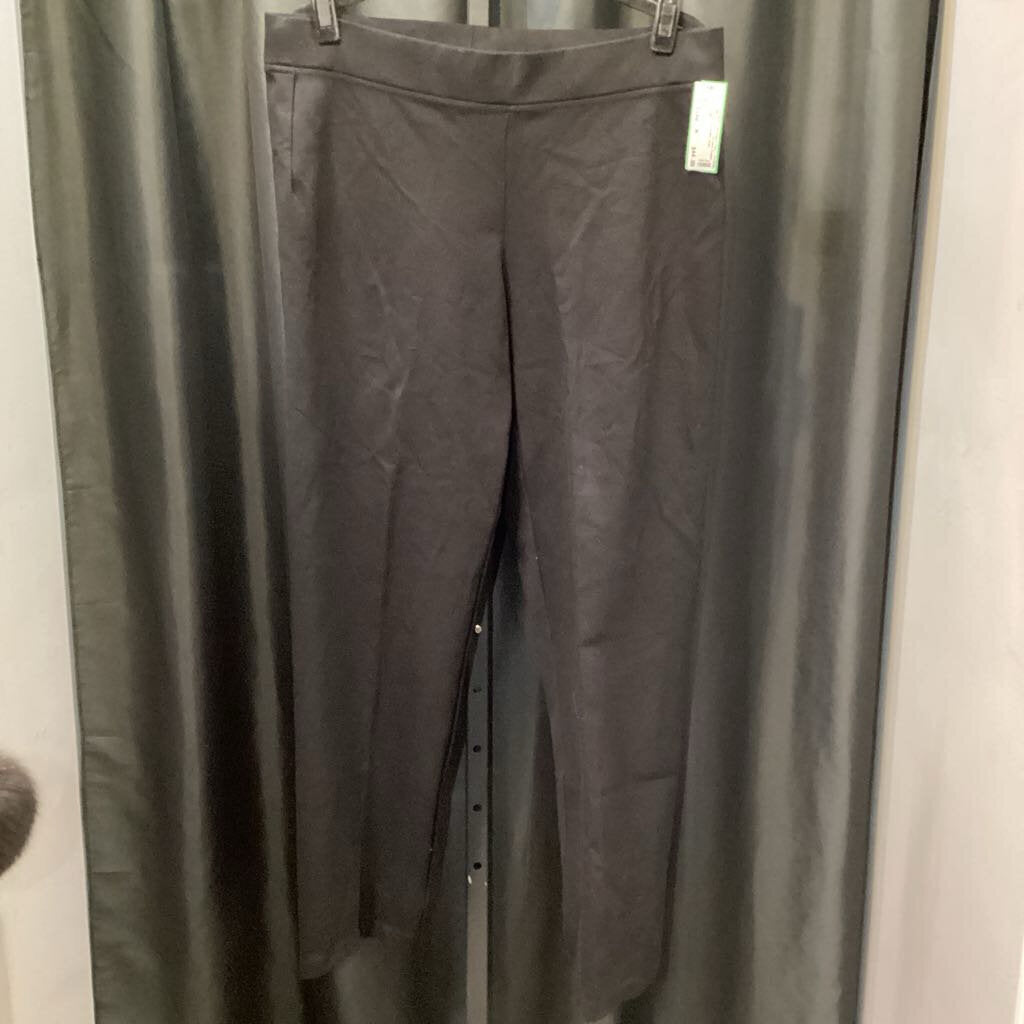 Eileen Fisher Stretch Straight Wide PANTS M