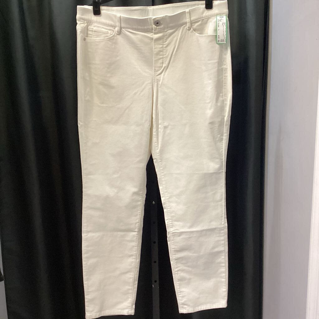 J Jill NWT Cords Straight PANTS L