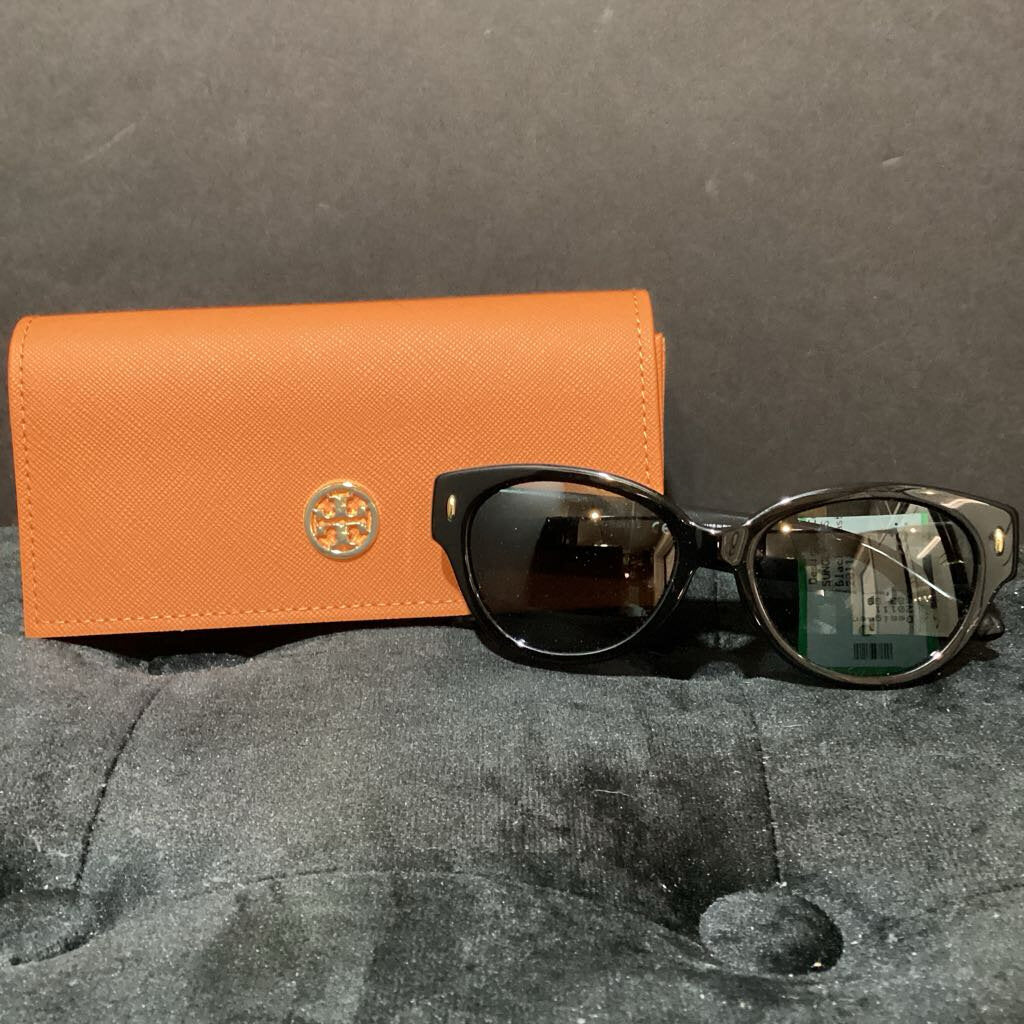 Tory Burch Black Plastic Frame Small SUNGLASSES OS