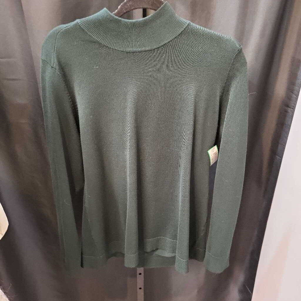 Calvin Klein Side Shoulder Button Turtleneck TOPS XL