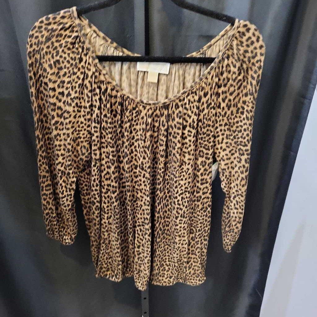 Michael Kors Cheetah Print Basic TOPS M