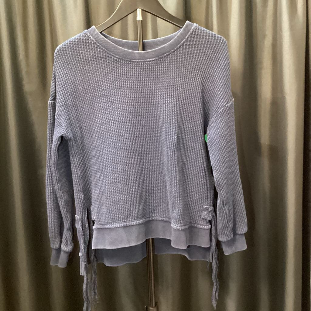 Anthropologie Side Ties Thermal TOPS SP